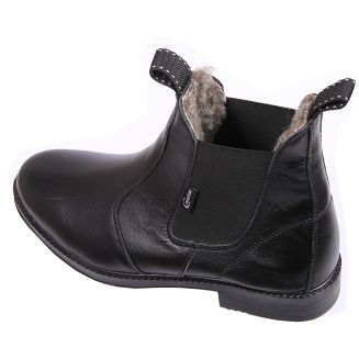 Sztyblety skórzane, wsuwane, ocieplane naturalnym futrem, CAVALLINO rozmiary od 31 do 42 / 0415901 - 2