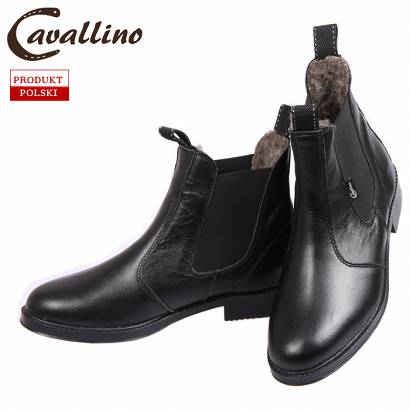 Winter leather jodhpur boots CAVALLINO sizes: 31-42 / 0415901