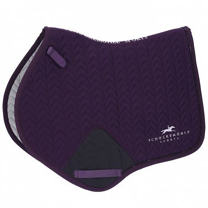 Saddle Power Pad SCHOCKEMÖHLE Logo Jumping,  deep mauve / 1610-00108