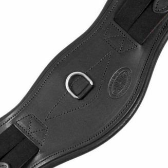 Leather Dressage Girth DAW-MAG Asymmetrical, with Elastics / 11011 - 5