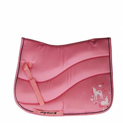 Czaprak wszechstronny pony PVS HKM Pony Dream Lato 2022 - kolor różowy - pink