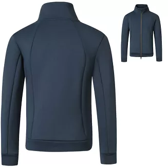 Bluza jeździecka młodzieżowa COVALLIERO zapinana, Dark Navy /32309 - 2