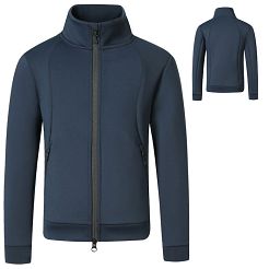 Bluza jeździecka młodzieżowa COVALLIERO zapinana, Dark Navy /32309