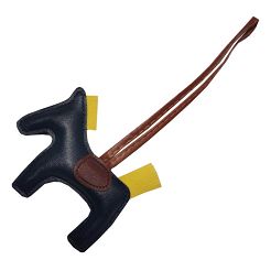 Brelok- przywieszka Konik VINTAGE - granatowy