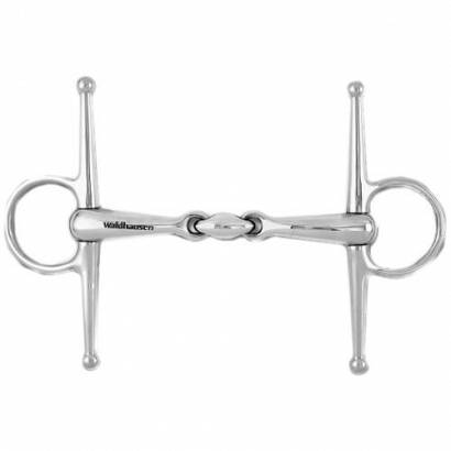 Cheek snaffle WALDHAUSEN  double jointed SS  / 6520416