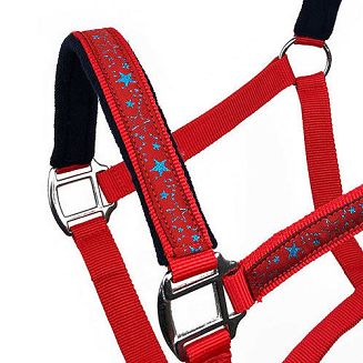 Kantar podszywany Y Gwiazdki, z uwiązem  Czerwony  / 181501 - 3