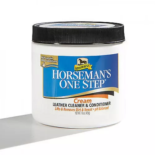 Preparat do czyszczenia i pielęgnacji wyrobów ze skóry ABSORBINE Horseman's One Step - 425ml