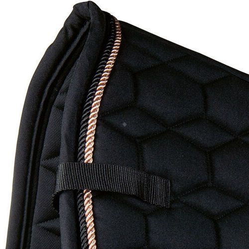 Saddle cloth VS HKM Rosegold Glamour Black / 12956