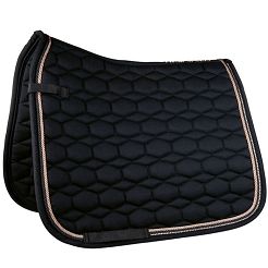 Saddle cloth VS HKM Rosegold Glamour Black / 12956
