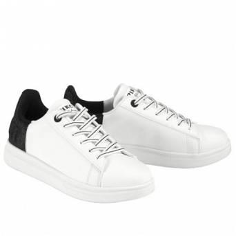 Buty - sneakersy PIKEUR Lia Glitter, Wiosna - Lato 2021 - white / glitter black