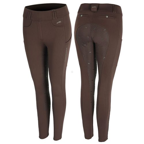 Bryczesy - legginsy zimowe damskie SCHOCKEMÖHLE  Dorina, Mocca