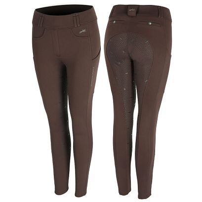 Bryczesy - legginsy zimowe damskie SCHOCKEMÖHLE  Dorina, Mocca
