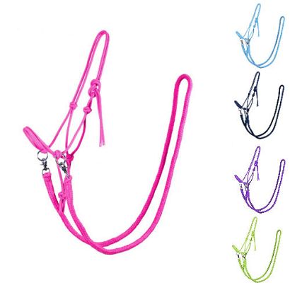 Rope halter QHP  with rein  / 1085