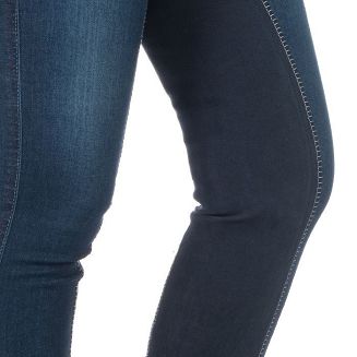 Bryczesy jeździeckie damskie typu Jodhpur HKM Summer Denim z pełnym lejem Alos / 30876169 - 4