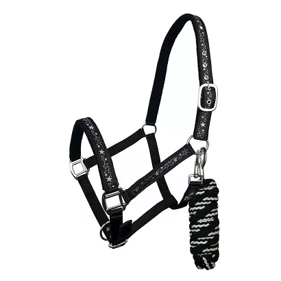 Padded Halter STARS with a line  rope