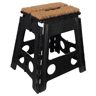 Folding stool with doormat  / 15562 - 2