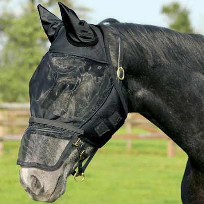  Fly Mask QHP with detachable nose flap / 5240