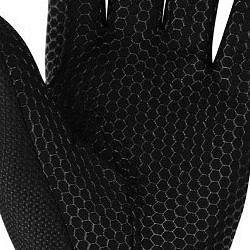 Spód rękawiczek to mocna, elastyczna dzianina z silikonowym, antypoślizgowym nadrukiem w formie plastra miodu.